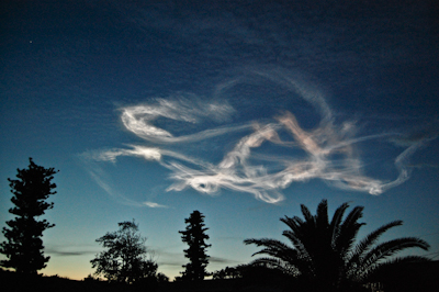 STS117 June 8 2007 Noctilucent Cloud