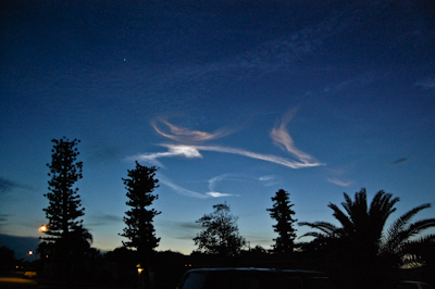 STS117 June 8 2007 Noctilucent Cloud
