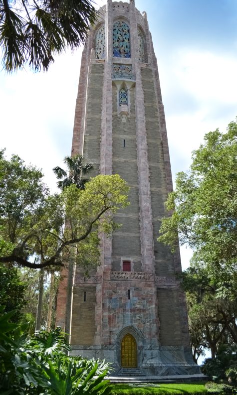 The north side of Bok Tower, Florida.