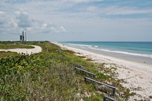 Pad 37 in the distance, Launch Complex 34, Cape Canaveral Air Force Station.