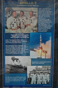Apollo Memorial Kiosk, Launch Complex 34, Cape Canaveral Air Force Station.