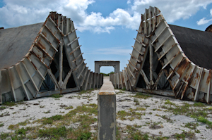 Flame Deflector, Launch Complex 34, Cape Canaveral Air Force Station.