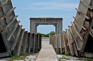 Flame Deflector, Launch Complex 34, Cape Canaveral Air Force Station.