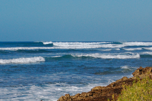 Nobody around at all. Not a surfer to be seen anywhere.