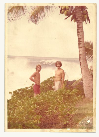 On the point at Waimea, 1973